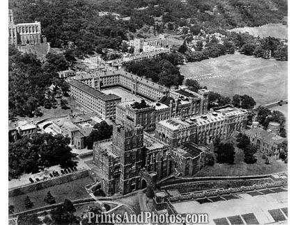 WEST POINT Academy 50s Aerial 3786 WEST POINT Academy 50s Aerial 3786