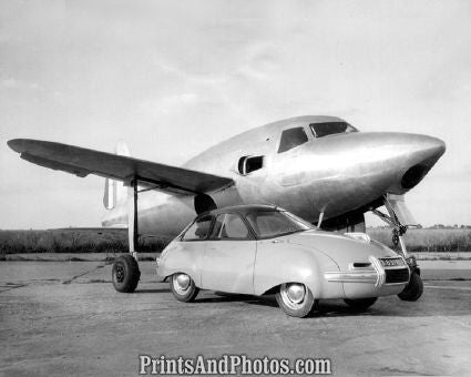 AUTO 1948 French Dynavia w/ Plane  3807 AUTO 1948 French Dynavia w/ Plane  3807