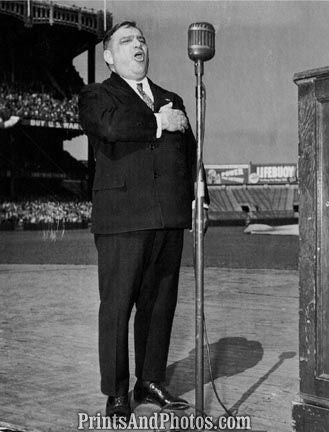 NY Mayor LaGuardia Yankee Stadium 3925
