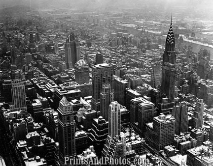 NY Aerial View of Midtown 40s 3979