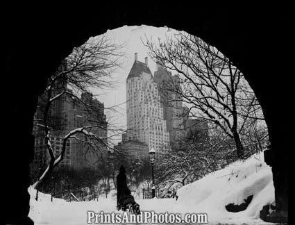 New York Central Park Winter 1939 3982