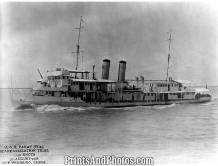 River Gunboat PALOS Port Bow  4021