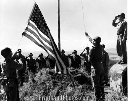Marines WWII 5th Raise Flag 4030
