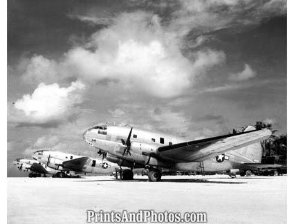 US Marines WWII Transport Aircraft  4057 US Marines WWII Transport Aircraft  4057