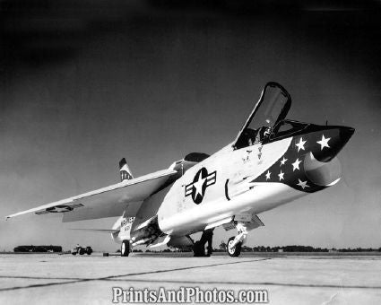 US Marines F8U-1 Crusader Jet Aircraft 4110 US Marines F8U-1 Crusader Jet Aircraft 4110