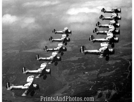 US Marines OS3s in Flight 1946  4134 US Marines OS3s in Flight 1946  4134