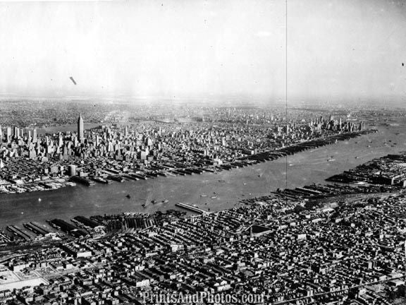 NEW YORK 1931 Aerial View 4165