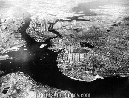 NEW YORK Aerial 26300 ft 1933 4167