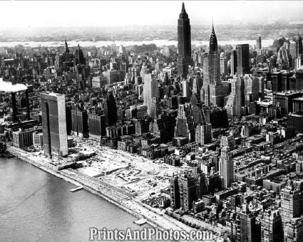 NEW YORK Manhattan Island Aerial 4169