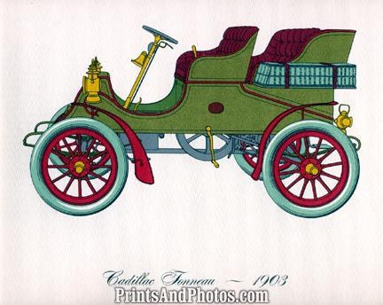 Early Cadillac Tonneau 1903 4219