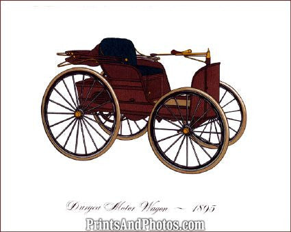 Early Duryea Motor Wagon 1895 4221