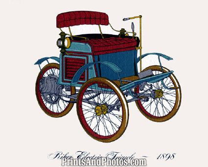 Early Riker Electric Tricycle 1898 4233