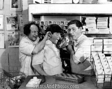 Three Stooges Moe Larry Shemp  4347