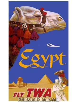 TWA Adv Fly to Egypt Ad 4423 TWA Adv Fly to Egypt Ad 4423