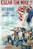 WWII Clear The Way Buy Bonds  4426