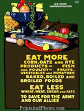 WWII Rations War  Print 4435