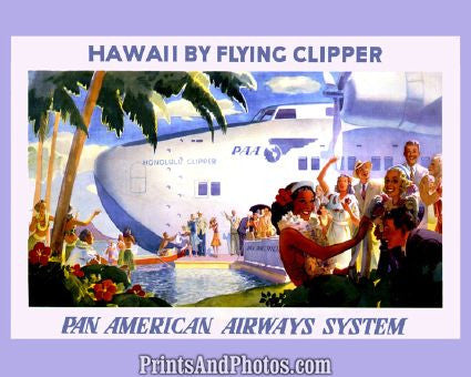 Pan American Airways Hawaii Adv. 4450
