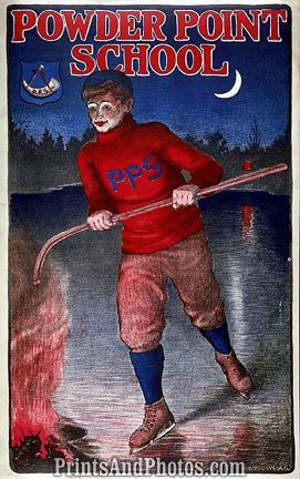 Powder Point School Print 4474