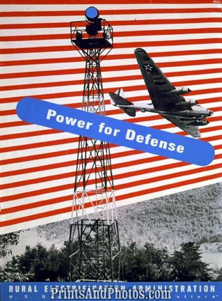 Power For War Defense Print 4475