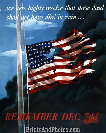 Pearl Harbor Remember Dec 7 4478
