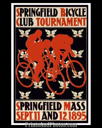 Springfield Bicycle Club 1895  4484 Springfield Bicycle Club 1895  4484