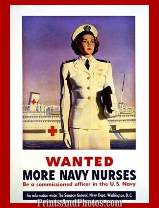 Wanted More Navy Nurses  Print 4507