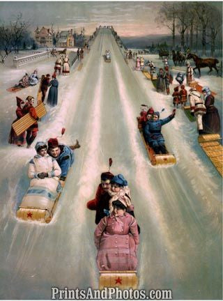 Star Toboggan Sledding Ad 4529 Star Toboggan Sledding Ad 4529