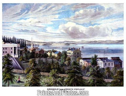 Aurora NY from North Poplars  4538 Aurora NY from North Poplars  4538