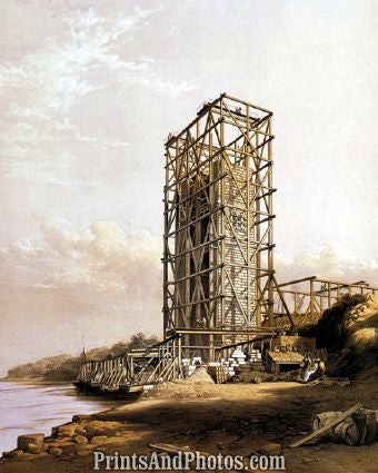 Currier & Ives Brooklyn Bridge Print 1058