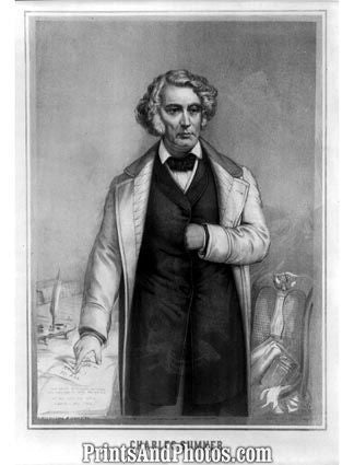 Charles Sumner Print  4564