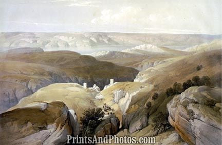 Convent of S Saba 1839 Print 4577