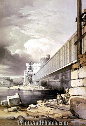 Currier & Ives Brooklyn Bridge Print 1058