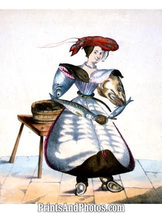 Fish Woman Painting 4600