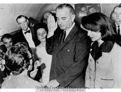 Lyndon B. Johnson Being Sworn In 4648