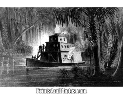 Ocklawaha Night River Boat  4666