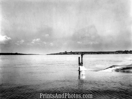 Periscope of Submerged Submarine 4671