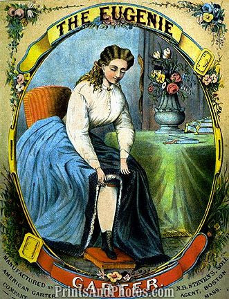 The Eugenie Garter Vintage Ad 4692 The Eugenie Garter Vintage Ad 4692