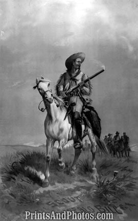 Buffalo Bill on Horseback  4705