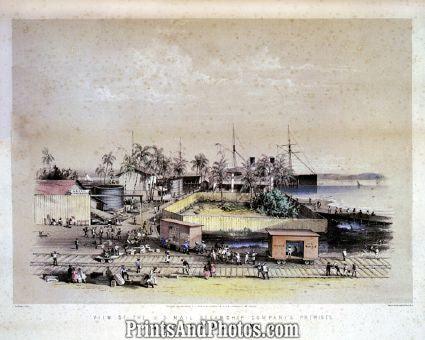 US Mail Steamship at Port  4711 US Mail Steamship at Port  4711