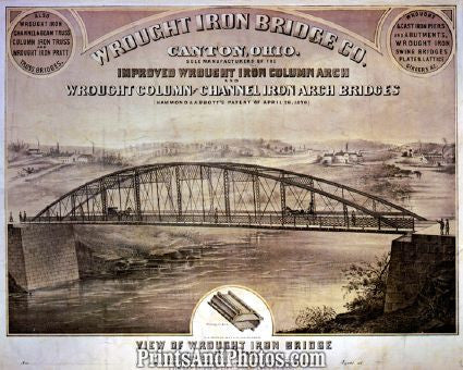 Wrought Iron Bridge Co Canton OH  4722