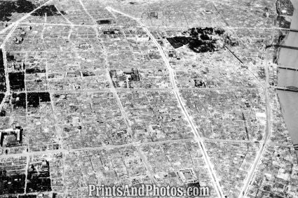 WWII Bomb Hit Tokyo Japan  4750 WWII Bomb Hit Tokyo Japan  4750