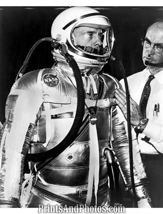 President KENNEDY & NASA Scott Carpenter 0837