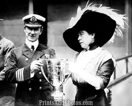 NAVY Capt Rostron & Mrs JJ Brown 4784