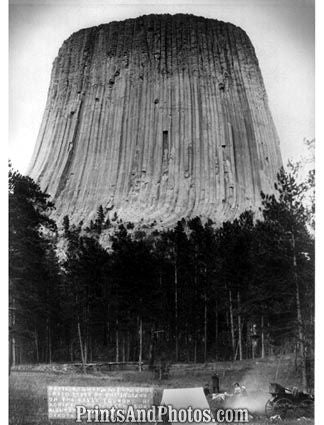 Devils Tower Bear Lodge 1890 4809