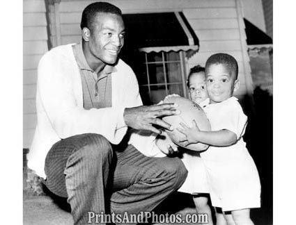 Browns Jim Brown Family  4864 Browns Jim Brown Family  4864