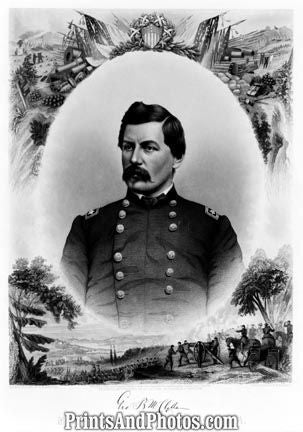 CIVIL WAR Gen McClellan  4884
