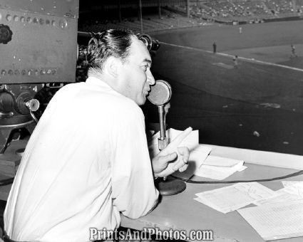 Yankee Broadcaster Mel Allen 4893