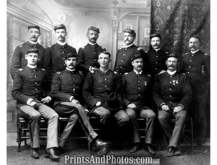Officers 9th Cavalry 1890s 4922