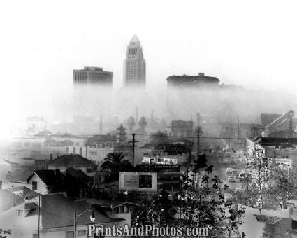 Los Angeles CA 1966 Smog 4951