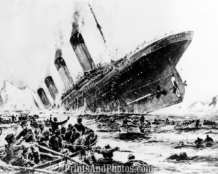 TITANIC Leaving on Last Voyage 1310